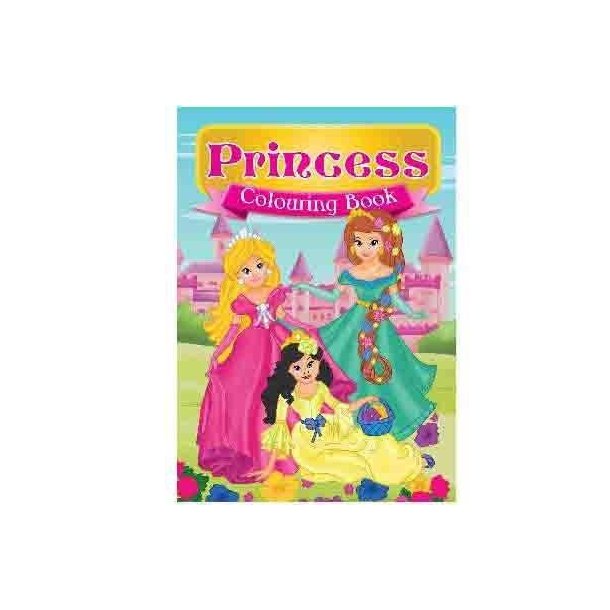 Malebog - Princess / Prinsesser - 16 Sider - 789845