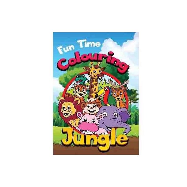 Fun Time Colouring - Malebog - Jungle - 789848