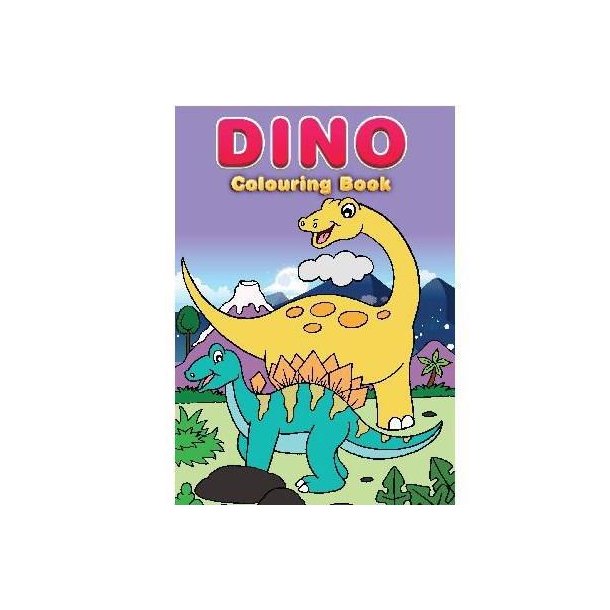 Malebog - Dino / Dinosaurer - 16 Sider - 789852
