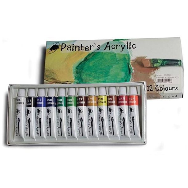 Painter's Acrylic - Akrylmaling - 12 Farver - 12 ml - 790190