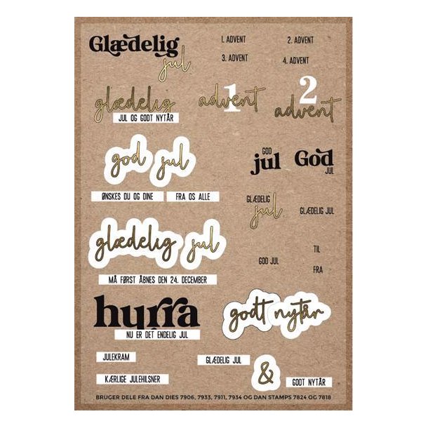 Dan Dies - Die - Gldelige Jul  Godt Nytr