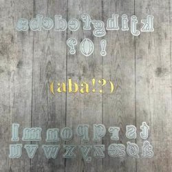 Dan Dies - Die - Serif sm bogstaver