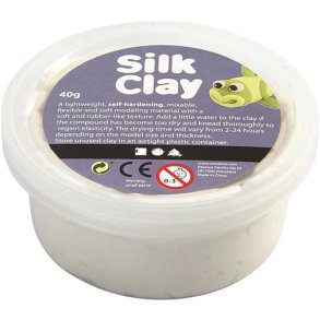 Silk Clay - Hvid, 40 g - 79101