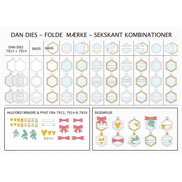 Dan Dies - Die - Foldemrke sekskant