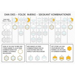 Dan Dies - Die - Foldemrke Sekskant - 3 mrker