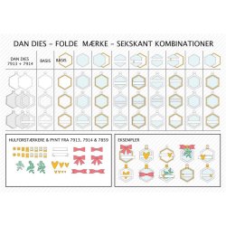Dan Dies - Die - Foldemrke Sekskant - 3 mrker