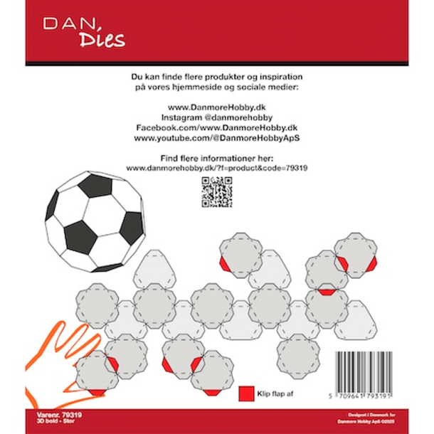 Dan Dies - Die - Fodbold / hndbold - Stor