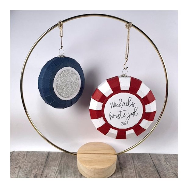 Dan Dies - Die - Flad julekugle - Lille