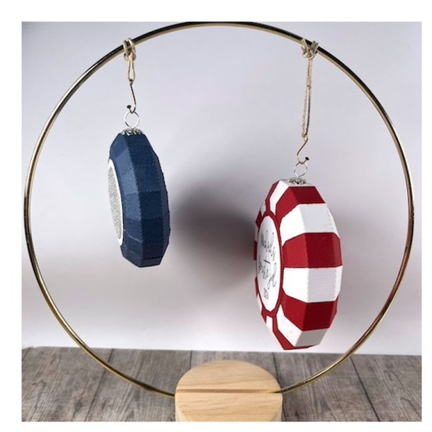 Dan Dies - Die - Flad julekugle - Lille