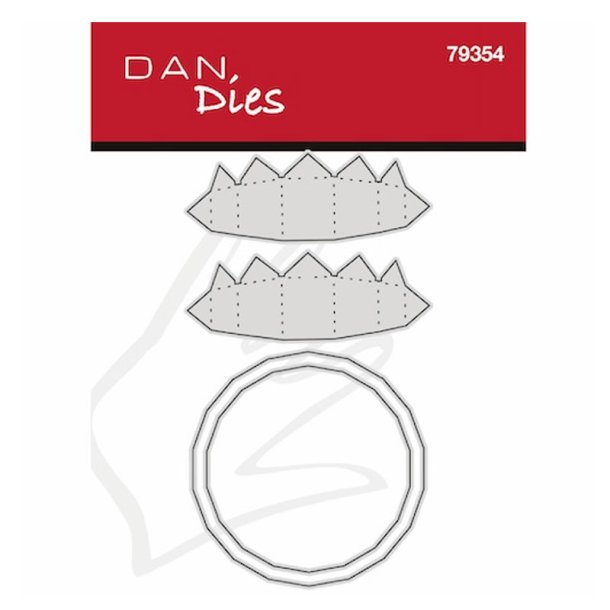 Dan Dies - Die -  Flad julekugle - Stor