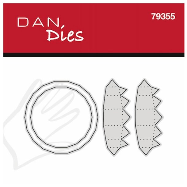 Dan Dies - Die - Flad julekugle - Lille