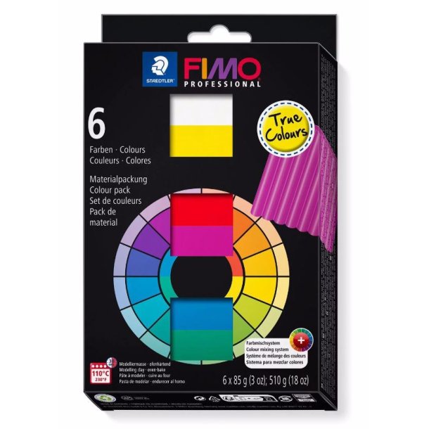 Fimo - Professional - True Colours Sampak