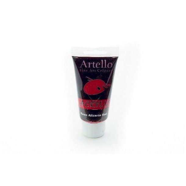 Artello Akrylmaling - 75 ml - Rose  Alizarin Red - 800328