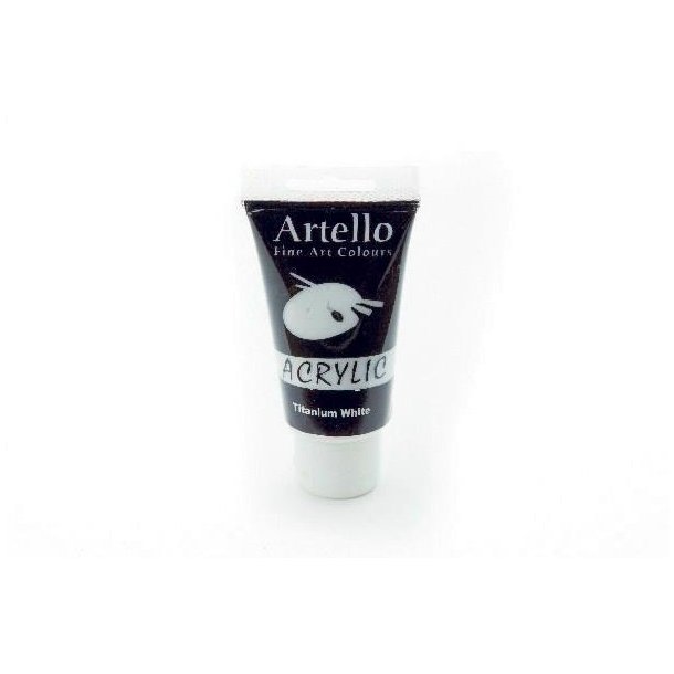 Artello Akrylmaling - 75 ml - Titanium White - 800371