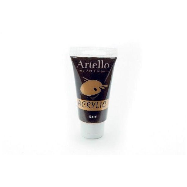 Artello Akrylmaling - 75 ml - Gold / Guld