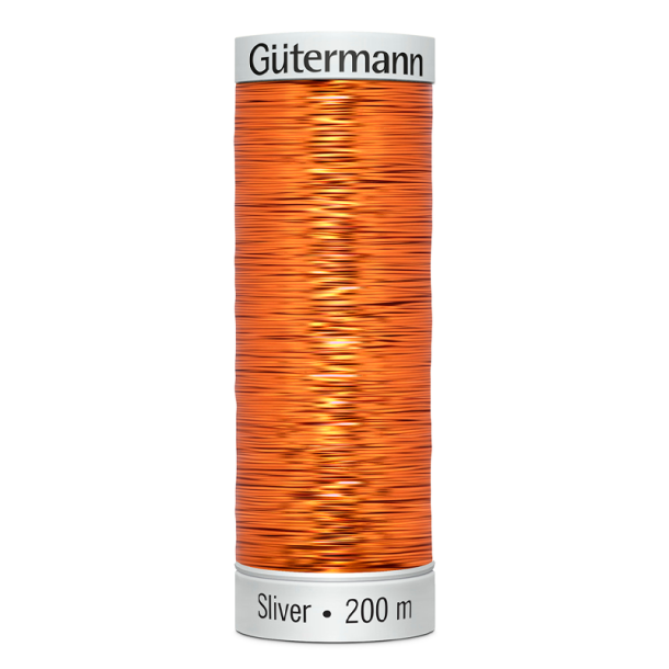 Gtermann - Maskinbroderitrd - Sulky Sliver - Poly - 200 m - Kobber 8006