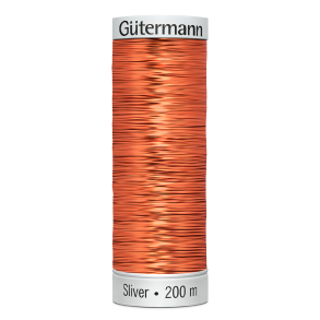 Gtermann - Maskinbroderitrd - Sulky Sliver - Poly - 200 m - Kobber 8011