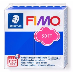 Fimo - Soft - Modellermasse - 33 Brilliant Blue - Bl�