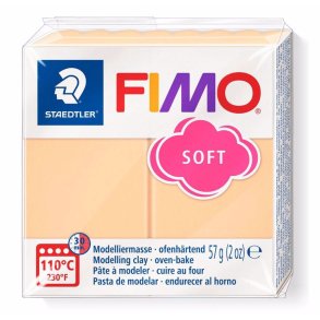 Fimo - Soft - Modellermasse - 405 Peach / Laksefarve