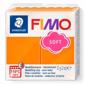 Fimo - Soft - Modellermasse - 42 Tangerine / Orange