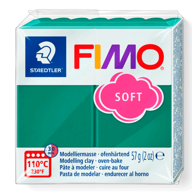 Fimo - Soft - Modellermasse - 56 Emerald