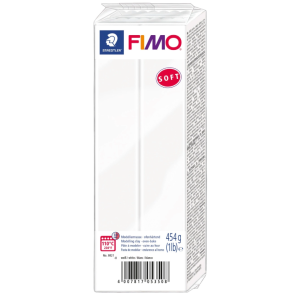 FIMO - Soft - Modellermasse - Hvid - 454g