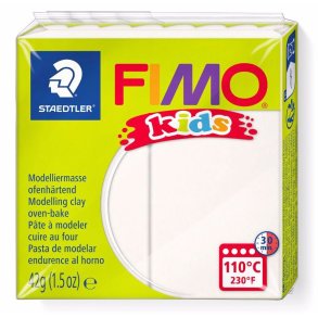 Fimo - Kids - Modellermasse - 0 White / Hvid