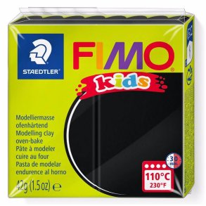 Fimo - Kids - Modellermasse - 9 Black / Sort