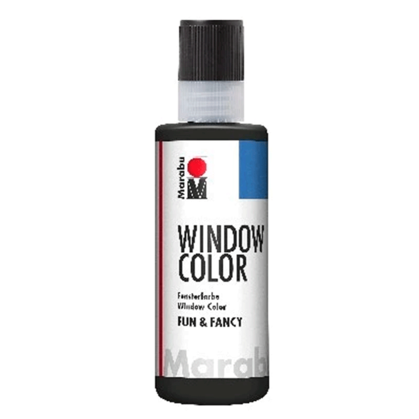 Marabu - Vindues Maling - Kontur Sort - 80ml