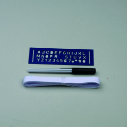 Pronty - Strygbar navnebnd med skabelon og pen