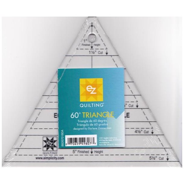 EZ Quilting - 60 Triangle Ruler