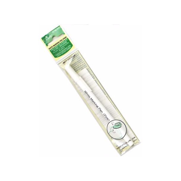 Clover - White Marking Pen (Fine) - Quiltepen