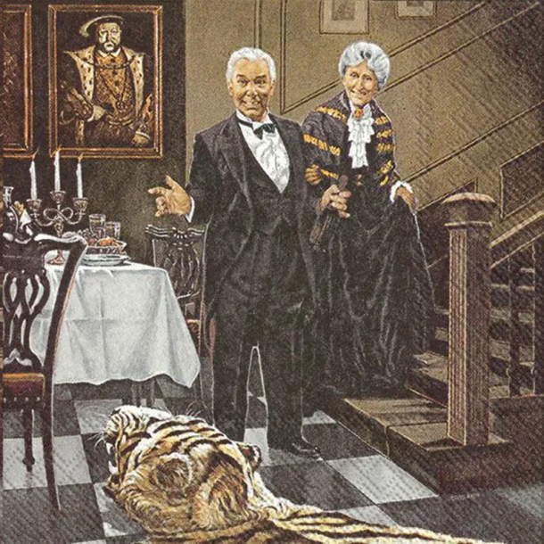 IHR - Kaffeservietter - 90 �rs f�dselsdag