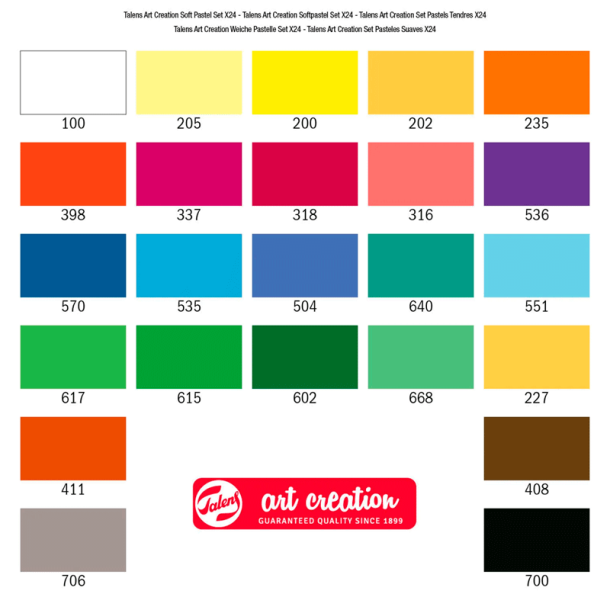 Talens Art Creation - Soft Pastel st - 24 stk