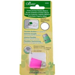 Clover Protect and Grip Thimble - Gummi Fingerbl m. Metalspids