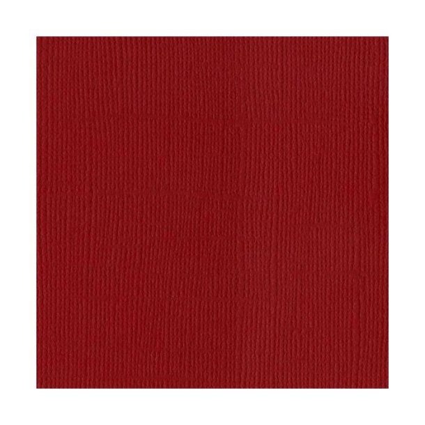 Bazzill Karton - Mono Canvas 12 x 12 - Blush Red Dark - 303590