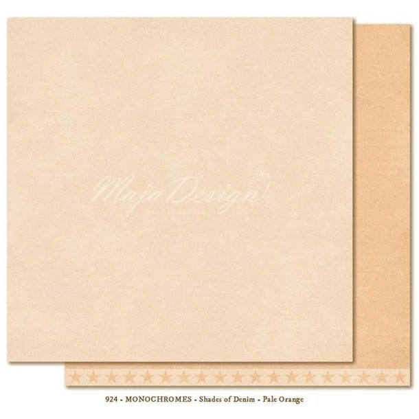 Maja Design Monochromes, Shades of Denim - Pale Orange