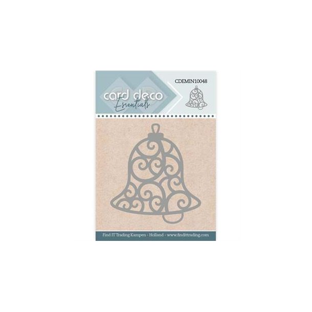 Card Deco Essentials - Mini Die - Juleklokke - CDEMIN10048