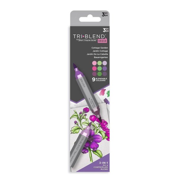 Spectrum Noir - TriBlend Brush Marker - Cottage Garden