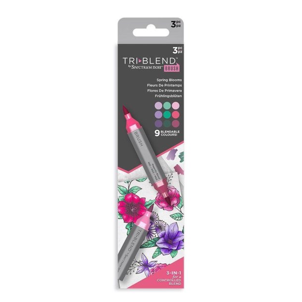 Spectrum Noir - TriBlend Brush Marker - Spring Blooms/