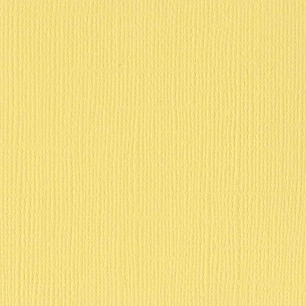 Bazzill Karton - Mono Canvas 12 x 12 - Lemonade - 309012