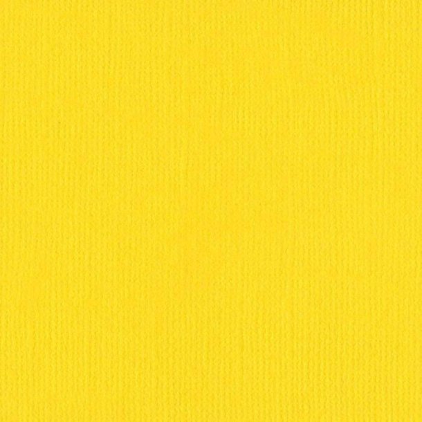 Bazzill Karton - Mono Canvas 12 x 12 - Bazzill Yellow - 309042