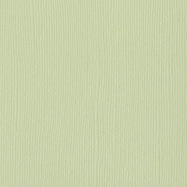 Bazzill Karton - Mono Canvas 12 x 12 - Aloe Vera - 309013