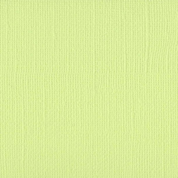 Bazzill Karton - Mono Canvas 12 x 12 - Limeade - 309014