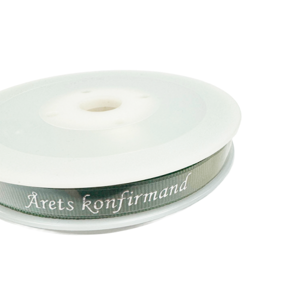 Bnd med tryk - rets konfirmand - Grn