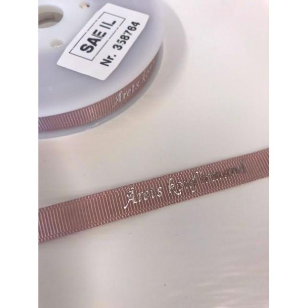 Bnd med tryk - rets konfirmand - Marinebl