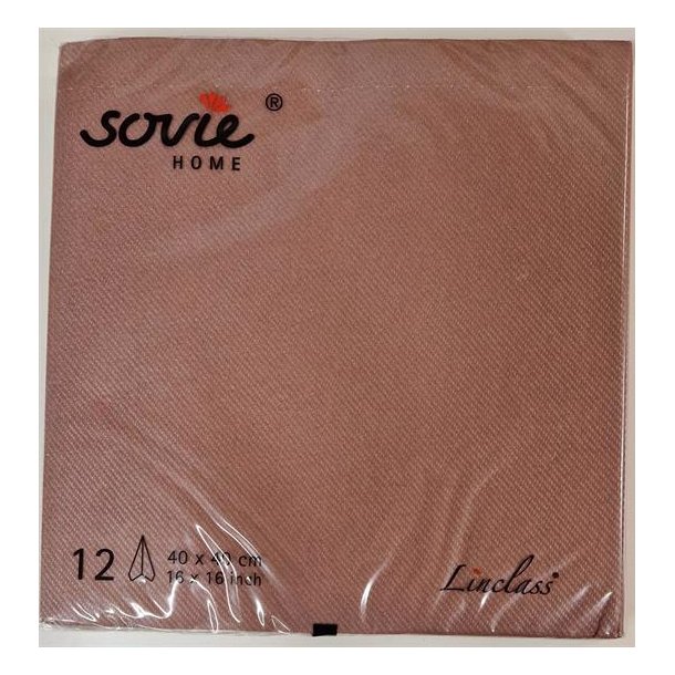 Sovie - Middagsservietter - Textil - Rose Gold