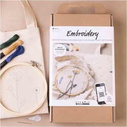 Start DIY Kit - Broderi - Blomster