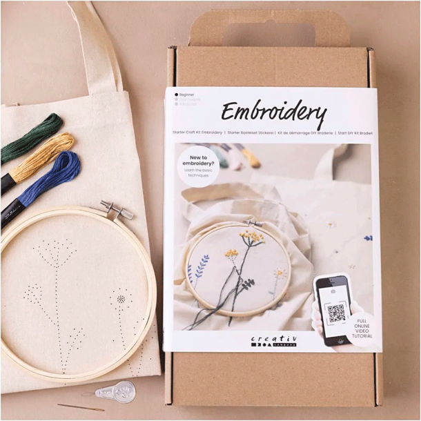 Start DIY Kit - Broderi - Blomster