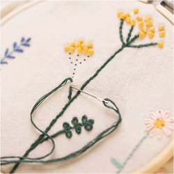 Start DIY Kit - Broderi - Blomster